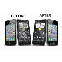 Riparazione Vetro tasti batteria iPhone Samsung LG