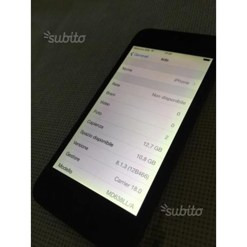 IPhone 5 Nero iOS 8.1