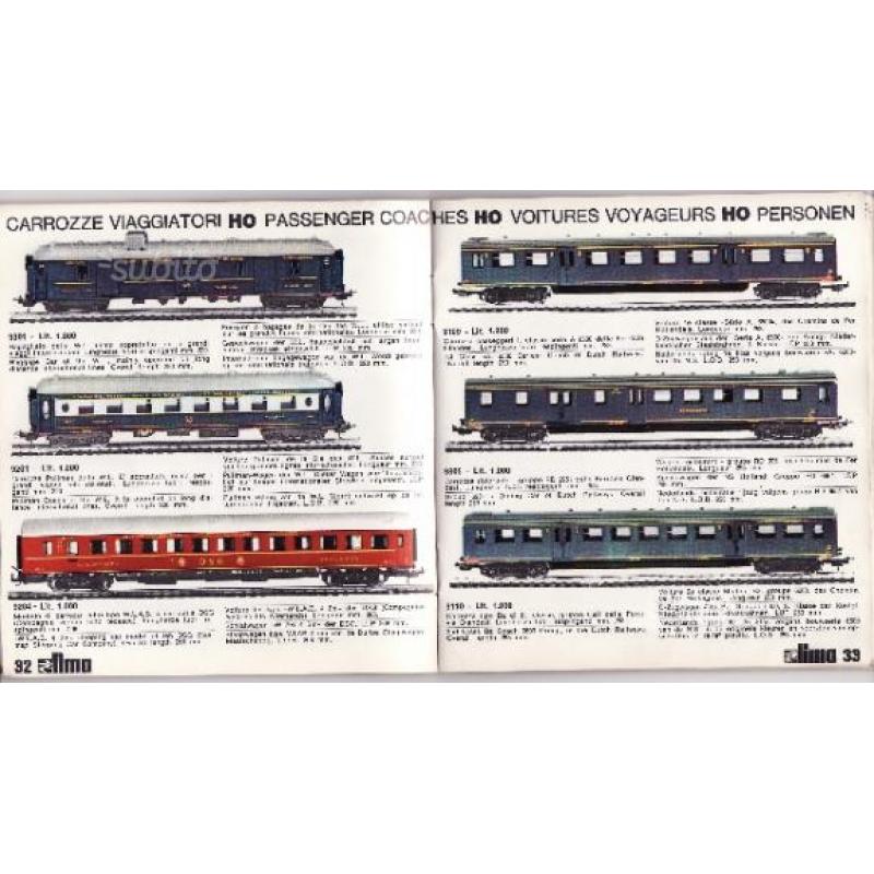 Catalogo lima - ho - treni elettrici miniatura -