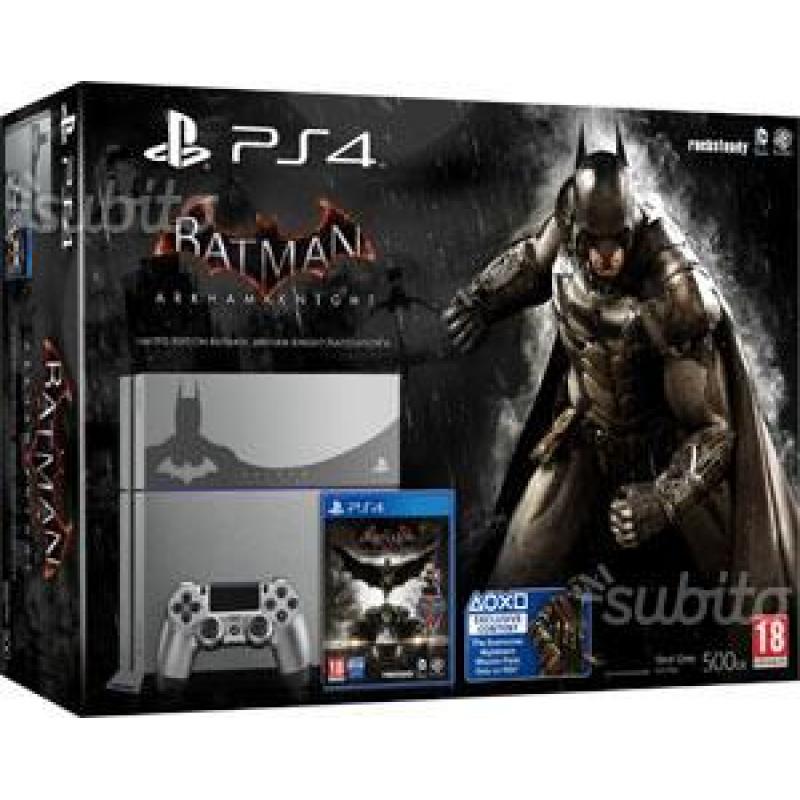 PS4 Steel Grey Limited Edition Batman i.ntrovabile