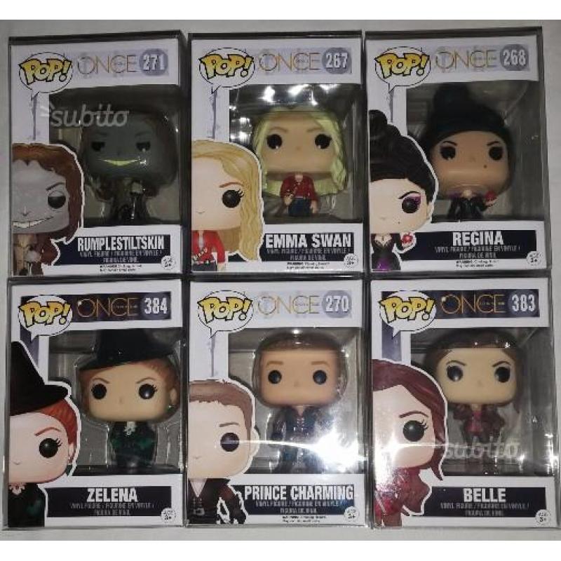 Lotto pop funko once upon a time NUOVI